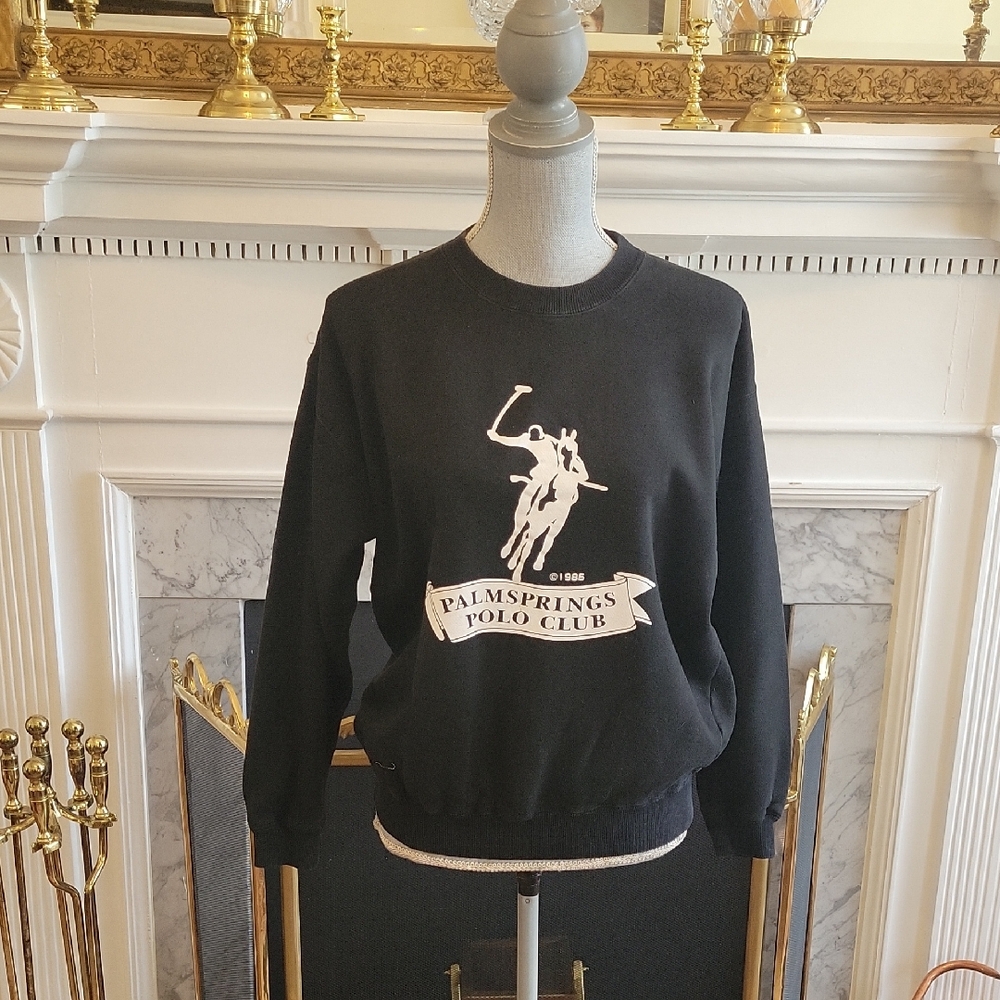 Vtg Palm Springs Polo Club Sweatshirt